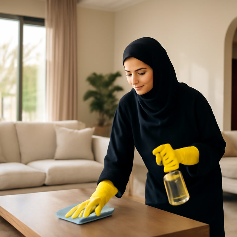شركة تنظيف منازل بالساعة معتمدة في دبي